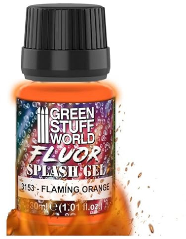 Green Stuff World Spritzgel für Modelle, Miniaturen, Dioramen (Flaming Orange 3153) (GSWD-3153)