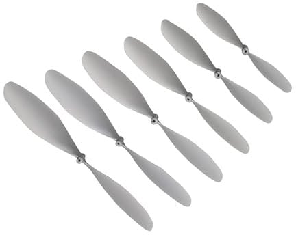 Drone accessories 20PCS 6-10Inch Propeller 2-blade Paddle Aperture 1.5mm Silver Grey Props For DIY Elastic Rubber Band Powered Aircraft Model (Color : 20pcs 9.5 inch)