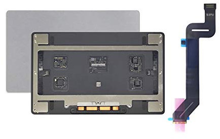 Trackpad Touchpad mit Flexkabel, Ersatz für MacBook Pro 16 Zoll Retina A2141 2019 Jahr (Space Gray)