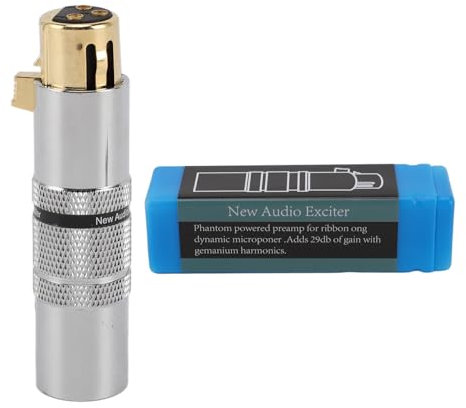 Klark Teknik MIC Booster CT 1 Compact Dynamic Microphone Booster with Preamp, Low Noise, Sound Quality, Easy to Connect, for Band and Dynamic Microphones