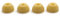 SPITBOARDS Fingerboard Bushings Duro Series 80A Beige