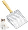 JUXINE Katzenstreuschaufel, Katzenstreuschaufel aus Metall, Katzenstreu Schaufel Mit Bequemlichkeit Holzgriff, Litter Box Scoop,Sand Leckage Abstand 7mm, Katzenschaufel Für Katzenklo, Katzenzubehör