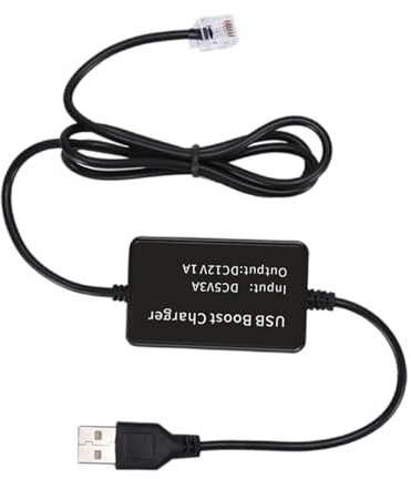 Nuyhadds Cable detector de radar, cable adaptador de repuesto USB a | RJ11/DC 3.5, enchufe USB , se al cargador de coche, se adapta a la mayoría de detectores de radar