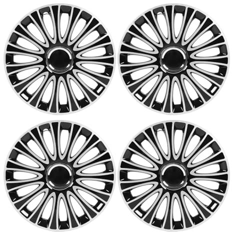 Coprimozzo Coprimozzo di Ricambio Coprimozzo, 4 Pezzi Coprimozzo Ruota 15 Pollici, Copricerchio Resistente Ai Graffi Sostituzione Universale per 500