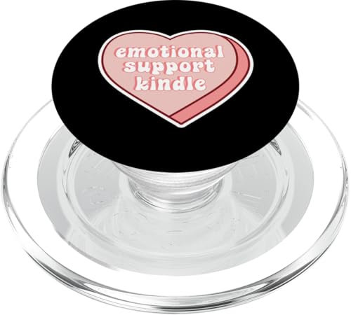 Emotional Support Kindle Pink Heart PopSockets PopGrip for MagSafe