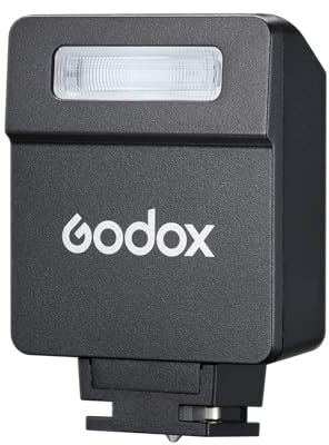 Godox iM22 Mini Flash, 34g Speedlite avec 5 Niveaux de Puissance, 400 Fois Flashs avec Tepy-C Charge pour Appareil Photo Sony, Canon, Nikon, Fujifilm, Olympus, Panasonic