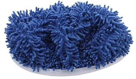 Mop Head Replacement 10Pc Microfiber Mop Cloth, Scouring Pad, Household Bathroom Cleaning, for 25x11.5cm Mop(Blue (Chenille))