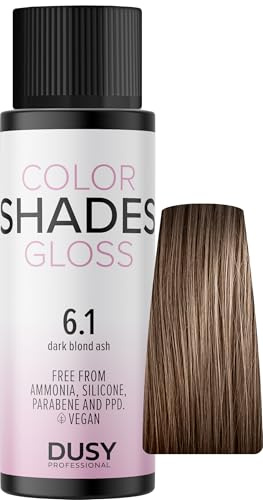 Dusy Color Shades 6.1 dunkelblond asch 60ml | erfrischt die bestehende Haarfarbe | ammoniakfreie Gel-Cremetönung