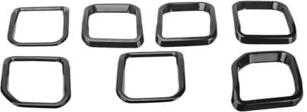 Inserto In Rete Griglia Auto 7 Pezzi Per Jeep Per Compass 2021 2022 2023 2024 2025 Griglie Radiatore Anteriori