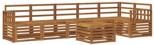 Mengtu Akazienholz-Bequemlichkeit: Modernes Garten- und Poolsofa, braun, für Entspannung und Geselligkeit Model3374919