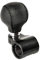 Lampa Boule de Volant en Cuir Noir