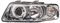 HELLA 1EL 008 306-041 Hauptscheinwerfer - DE/Halogen - H7/H1/PY21W/W5W - 12V - Ref. 25 - rechts