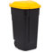 Curver Wheelie Bin with Wheels 110 L Black/Yellow