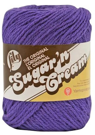 Lily Sugar 'N Cream Yarn-70.9g- Grape