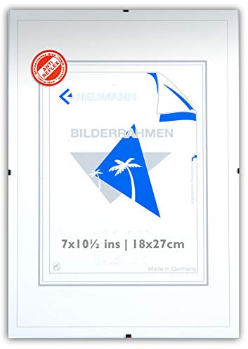 Bilderhalter rahmenlos, Clip-Rahmen 18 x 27 mit bruchsicherem Kunstglas antireflex