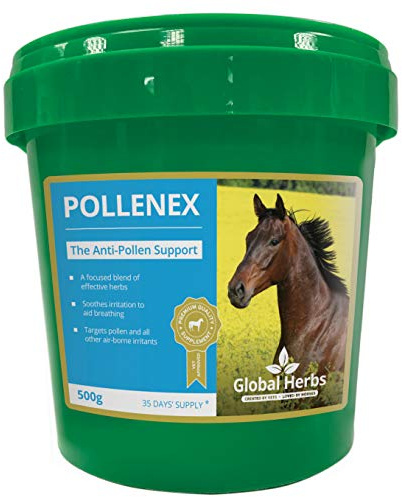 Global Herbs Pollenex Equine Seasonal Allergy & Pollen Comfort Support Powder 500g