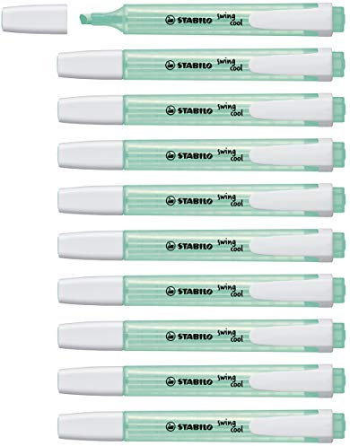 STABILO swing cool - Highlighter - Pack of 10 - Turquoise