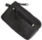 GoBago Branco kleine Schlüsseltasche Leder Schlüsseletui Schlüsselmappe Schlüssel Etui (Schwarz)