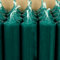 Bütic GmbH Stabkerzen durchgefärbt 250mm x Ø 22mm - Kerzen hochgereinigt, Brenndauer 11,5h, geruchsneutral, rußarm mit rückstandsfreiem Abbrand, Farbe:Dunkelgrün, Set mit:25 Stück