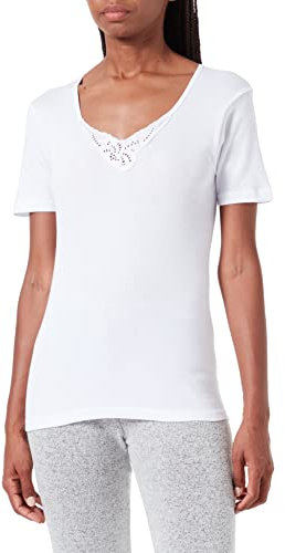 Playtex T-shirt Short Sleeve X1, T-Shirt, Mujer, Blanco (White), XL
