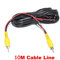 Auto Wayfeng WF® 10 mètres Câble vidéo RCA pour stationnement de Voiture Vue arrière Caméra de recul Connecter Le Moniteur de Voiture Câble de déclenchement DVD 10M