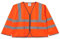 Supertouch 32682 Long Sleeved Hi Vis Zip Vest, Medium, Orange