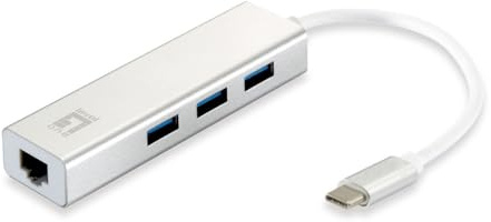 LevelOne USB-0504 Adapter 4 Port 3xUSB-C 3.0, 1x GE Port