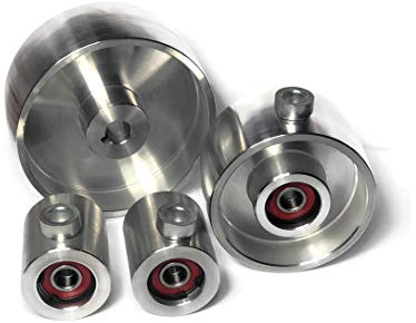 Belt Grinder 2x72 Wheel Set Knife Grinder 5 Drive 5/8 bore 4 Track 2 Idler - USA