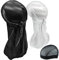 Hairizone Silky Durags 2er-Pack Wellen Stirnbänder für Herren (1 Schwarz + 1 Weiß + 1 x Kapuze)