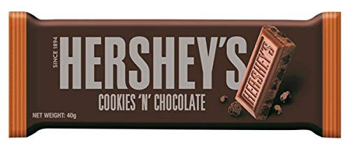 Hersheys CookiesNChocolate Milchschokolade mit Kakaokeks 40g