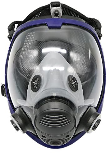 MBLUE Reusable Face Mask For 6800 Silicone Full Face Facepiece Widely Used In Woodworking Dust Protector Welding Spray Paint