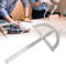 0-180 Grad Edelstahl Winkelmesser, 15cm Winkelmesser Finder Dreh Winkel Lineal Messwerkzeug Edelstahl, Digital Neigungsmesser Winkelmesser Goniometer Winkelsucher Messgerät für Konstruktionsentwurf
