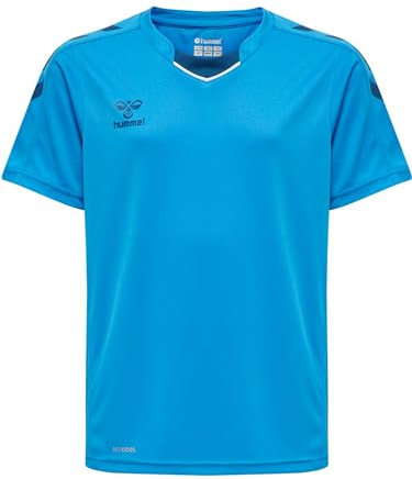 hummel Unisex Kinder Hmlcore Xk Poly Jersey S/S Kids T Shirt, Blau, 176 EU