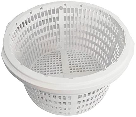 Skimmer, Panier À Tamis Blanc, Rechange pour Skimmer Standard, Panier Skimmer Filtre Remplacement pour La Piscine, Basket Filtre Remplacement Piscine