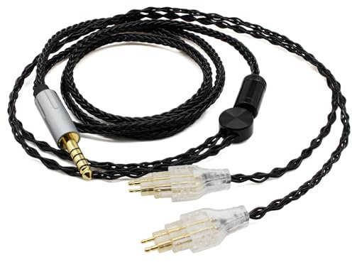 Youkamoo 4.4mm Balanced Replacement Upgrade Cable Compatible for Sennheiser HD650, HD600, HD660S, HD660S2, HD580, HD58X, Massdrop HD6XX Headphones, 10ft