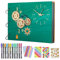 SEEHAN Scrapbook Holz Scrapbooking Pusteblume Erinnerungsbuch für Paare Hochzeit Gästebuch Jahrestag Scrapbook unser Abenteuerbuch Reisealbum