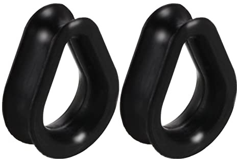 Wycian Tunnel Piercing, Ohr Plug Expander Silikon Tropfen Schwarz Weiß Tunnel Piercing 2PCS 6-30MM Vatertagsgeschenk Vater Vatertag