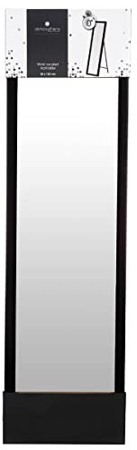 Atmosphera - Miroir sur Pied Noir 35x125cm - Noir