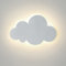 KRIPINC Wolke LED Wandleuchte Innen, Wolke Acryl Wandlampe Innen, 18W LED Wandleuchte, Wandleuchte Kinderzimmer, Wandlampe Modern für Jungen Mädchen Baby Schlafzimmer Nachttisch (Dreifarbiges Licht)