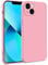MyGadget TPU Case for iPhone 13 - Cover Dual Layer with Camera Protection | Inner Lining - Soft Touch Rubber & Anti-Scratch Shell Baby Pink