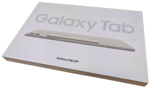 Samsung Galaxy Tab S9+ Tablette avec Galaxy AI, Android, 12.4 256Go de Stockage, Lecteur MicroSD, Wifi, S Pen Inclus, Crème, Exclusivité Amazon Version FR
