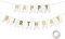 Koliphy Happy Birthday Girlande, Weiß Gold Geburtstagsdeko, Geburtstag Banner Deko für Jungen, Mädchen, Männer und Frauen
