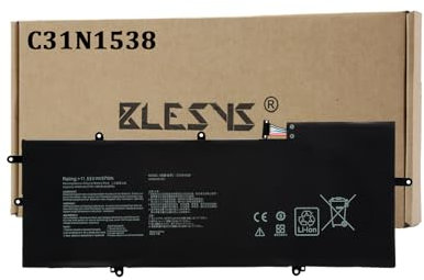 BLESYS C31N1538 Batterie pour ASUS Zenbook Flip UX360UA UX360UAK Series Notebook 0B200-02080000 C31Pq9H