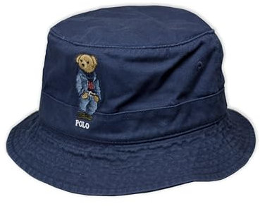 Polo Ralph Lauren Herren Fischerhut aus Twill, verstreut, Marineblau, L/XL
