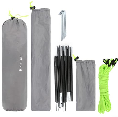 Alanmoship Bike Tent Storage Protective Cover Tent Shed Garden Outdoor Shelter Mountain Road Bike Portable For Cycling Camping
