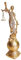 Lady Justice Statue – Justice Fairness Göttin Statue – Resin Law Blind Lady Skulptur | Gerechtigkeitsskulptur mit Schwertwaage, handbemalte Gerechtigkeitsfigur, Miniaturfigur für Rechtsbegeisterte