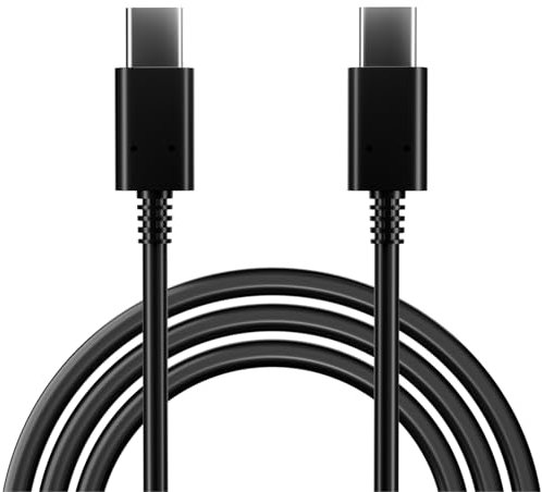 pluX 1M USB-C to USB-C Replacement Cable for Rode Wireless GO II, GO II Single, ME, PRO Microphone Systems