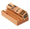 DFEPPJHG Holzkalender Nummer Flip Block Holz Kreative Ornament Ewiger Kalender Bausteine ​​2024 Manueller Tischkalender Holzgeschenk