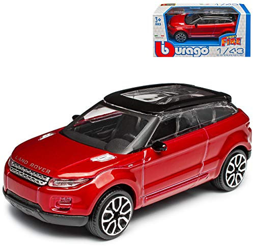 Land R*o*v*e*r Evoque L538 Coupe Rot SUV 1. Generation 2011-2018 1/43 Burago Modell Auto