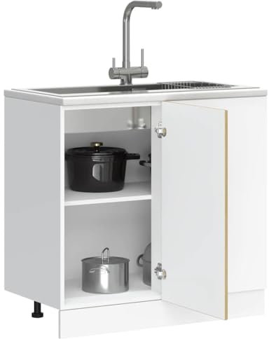 Generisch Spülenunterschrank Sonoma-Eiche Holzwerkstoff,jiangboyue-854291